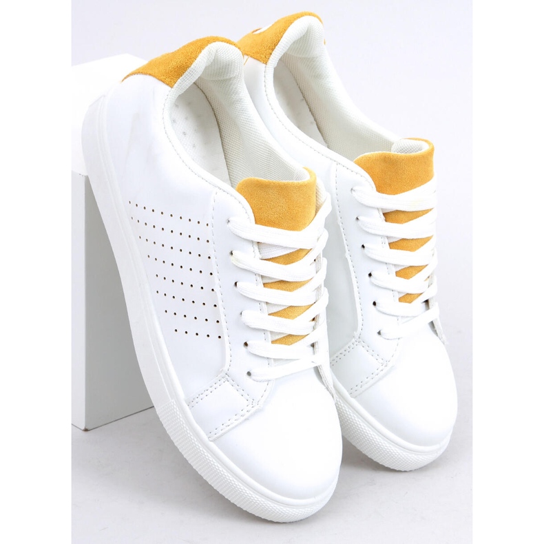 Tênis feminino branco WB807 BRANCO / AMARELO 1