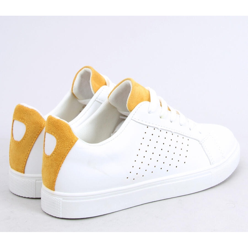 Tênis feminino branco WB807 BRANCO / AMARELO 2
