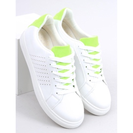 Tênis feminino branco WB807 WHITE / GREEN verde 1