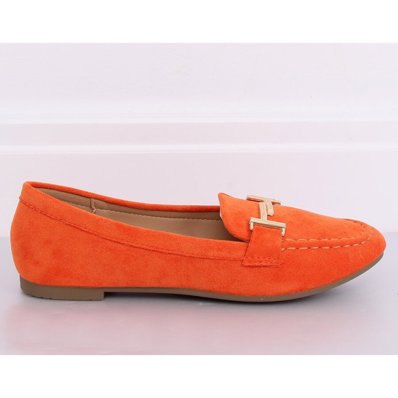 Mocassins femininos laranja 99-13A Orange 2