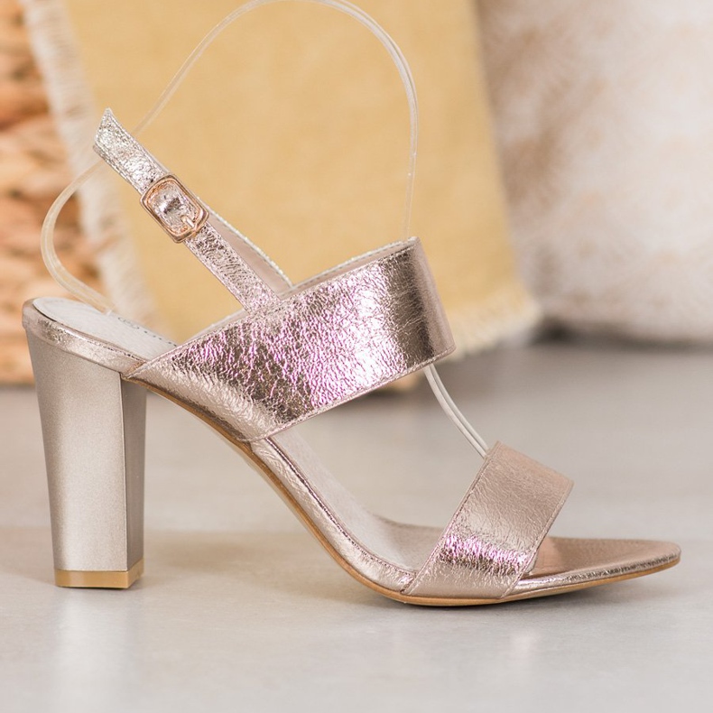 Goodin Sandálias elegantes amarelo 1