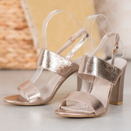 Goodin Sandálias elegantes amarelo 2