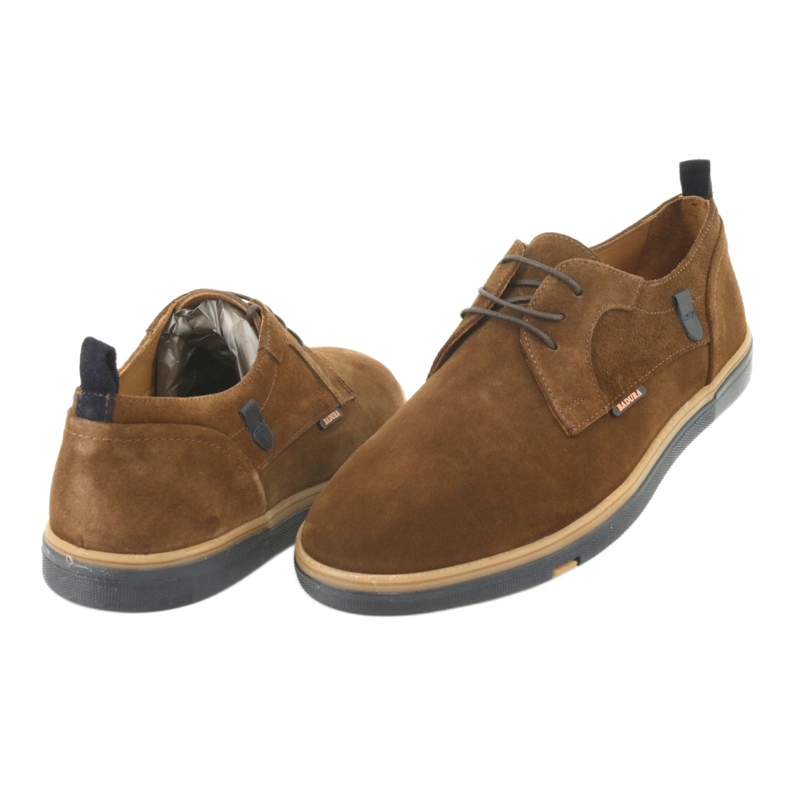 Sapatos masculinos Badura 3764 marrom 4