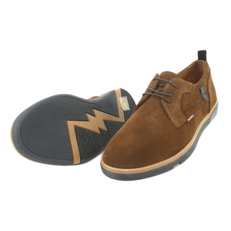 Sapatos masculinos Badura 3764 marrom castanho 5
