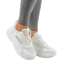 Sapatos esportivos da moda brancos MS381E-9 2