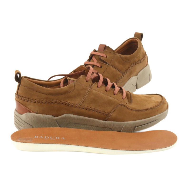 Sapatos de amarrar Badura 3374 marrom 6