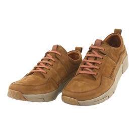 Sapatos de amarrar Badura 3374 marrom 3