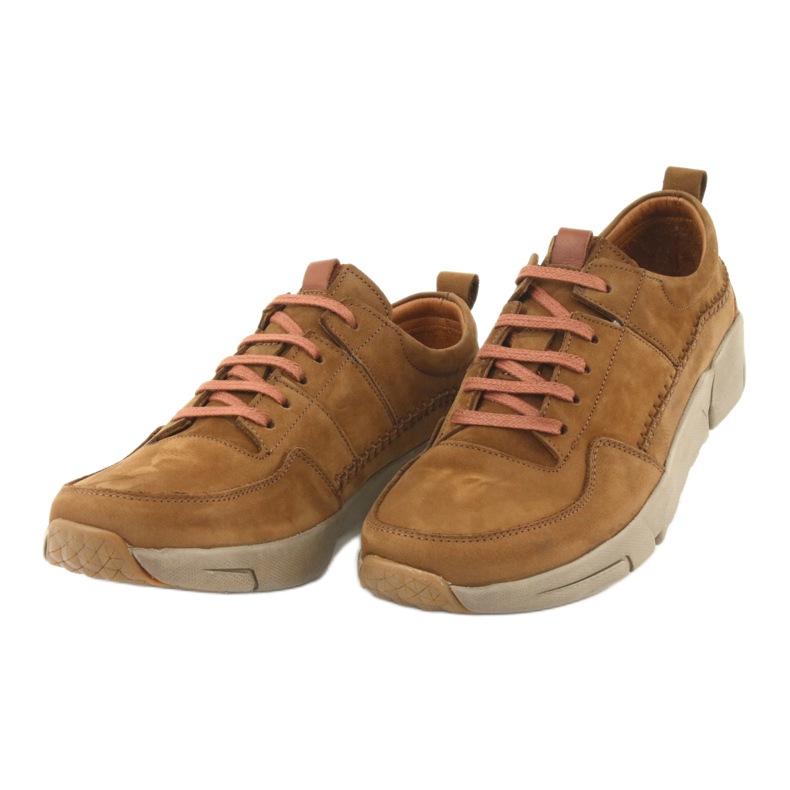 Sapatos de amarrar Badura 3374 marrom 3