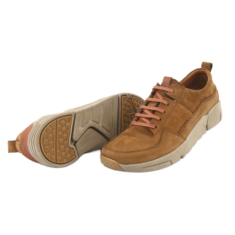 Sapatos de amarrar Badura 3374 marrom 4