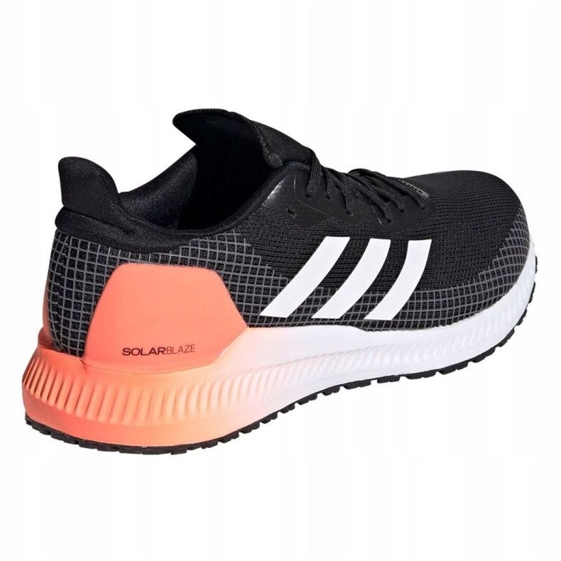 Sapatos Adidas Solar Blaze M EE4228 branco preto laranja 1