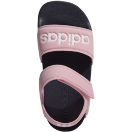 Sandálias Adidas Adilette K Jr G26876 rosa 1