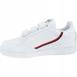Sapatos Adidas Continental 80 K EH3222 branco 1
