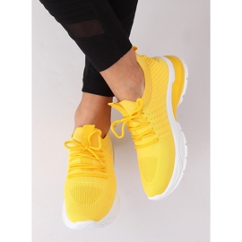 Calçado desportivo amarelo ZH-6 com cúrcuma 1