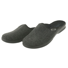 Sapatos masculinos Befado pu 548M022 preto cinza 3