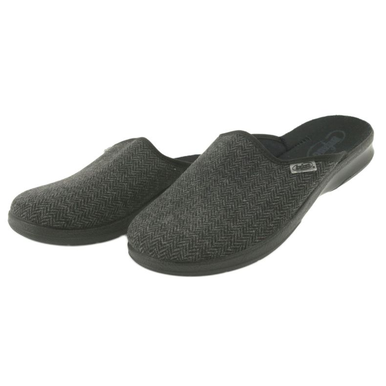 Sapatos masculinos Befado pu 548M022 preto cinza 3