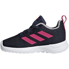 Sapatos adidas Lite Racer Cln K Jr BB7053 azul marinho rosa 2