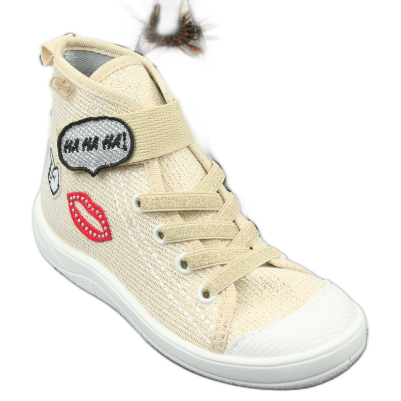 Calçados infantis Befado 268X069 vermelho cinza amarelo 1