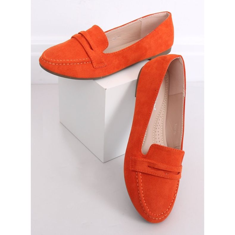 Mocassins femininos laranja 3900 Orange 1