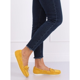 Mocassins de mel feminino RQ-1 amarelo 1
