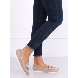 Mocassins bege feminino RQ-1 bege 1