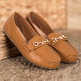 Fama Mocassins marrons elegantes castanho 1