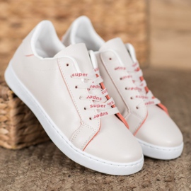 SHELOVET Sapatos superesportivos marrom laranja 1