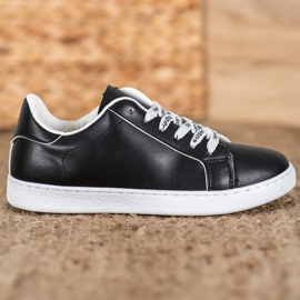 SHELOVET Sapatos superesportivos branco preto 1