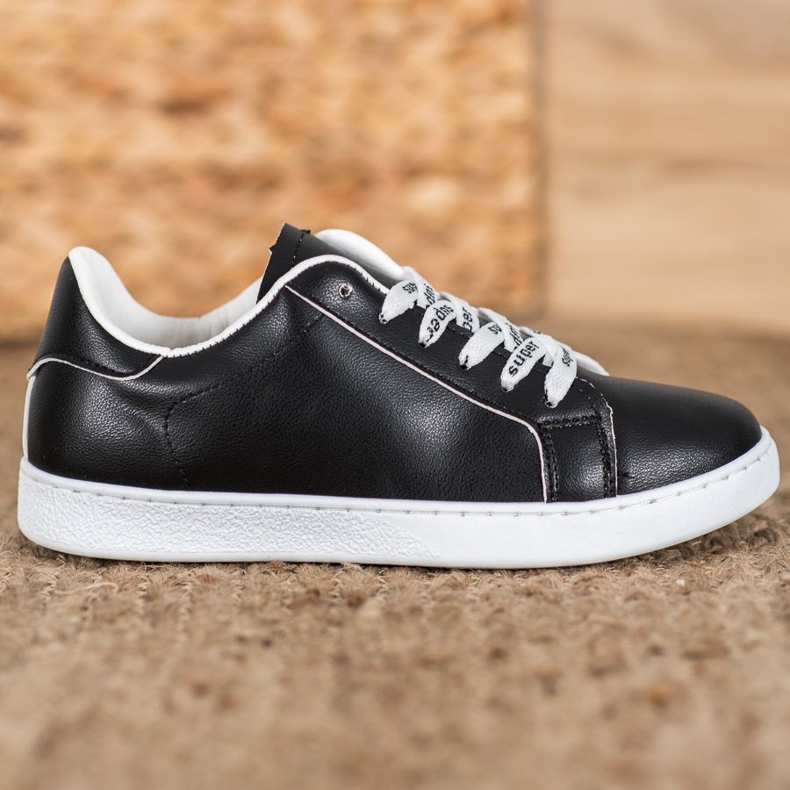 SHELOVET Sapatos superesportivos branco preto 1