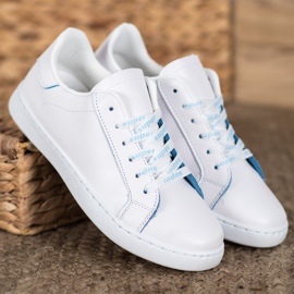 SHELOVET Sapatos superesportivos branco azul 1