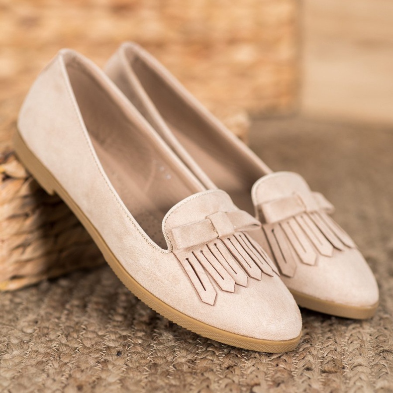 Coura Senhores de camurça clássicos marrom 1