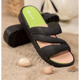 Bona Chinelos Pretos Confortáveis 1