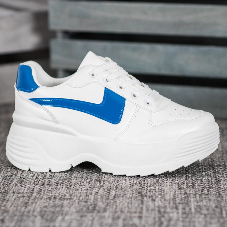 Kylie Tênis na plataforma branco 1