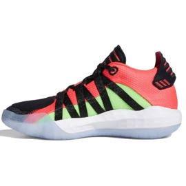 Sapatos Adidas Jr Dame 6 J EH2791 multicolorido preto 1
