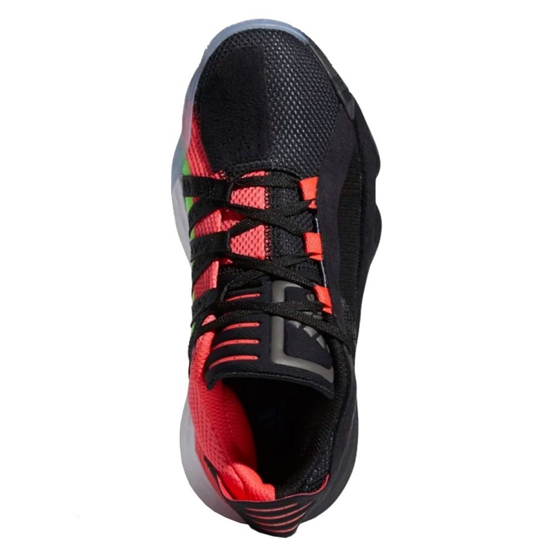 Sapatos Adidas Jr Dame 6 J EH2791 multicolorido preto 2