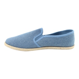 Wishot Alpercatas femininas com glitter 32-187 azul 2