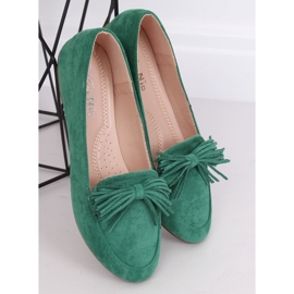 Mocassins femininos verdes 99-72A Verde 2