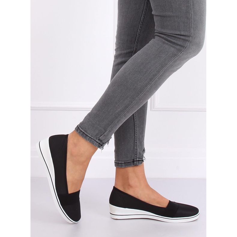 Bailarinas Black wedge S81B001 Black preto 1