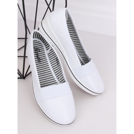 Bailarinas de cunha branca S81B001 Branco 2