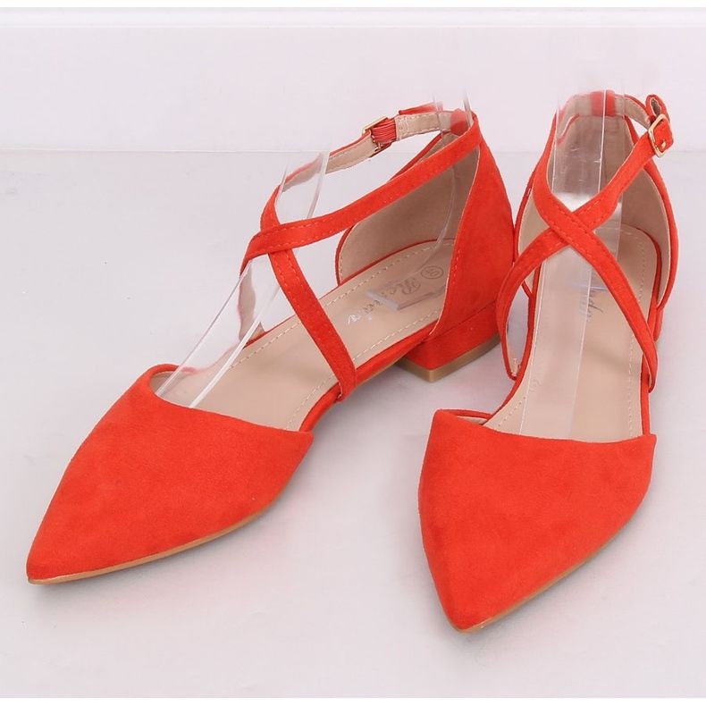 Bailarinas cortadas em laranja S-880 Orange 1