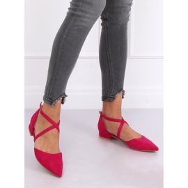 Bailarinas com corte fúcsia S-880 Fushia rosa 1
