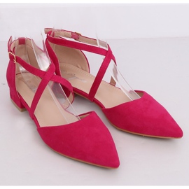 Bailarinas com corte fúcsia S-880 Fushia rosa 2