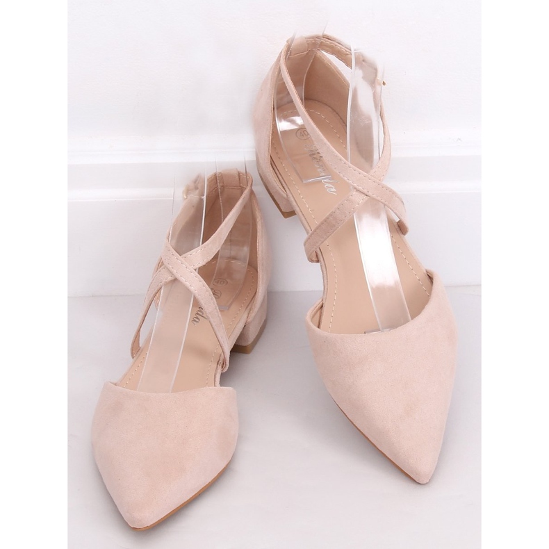 Bailarinas de corte bege S-880 Beige 1