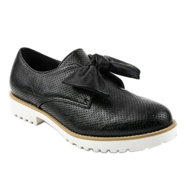 Sapatos deslizantes pretos com laço RS-WED2 1 Sapatos deslizantes pretos com laço RS-WED2 1