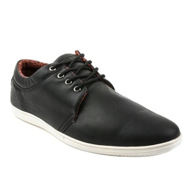 Sapatos casuais masculinos negros SD5321-4 preto 1