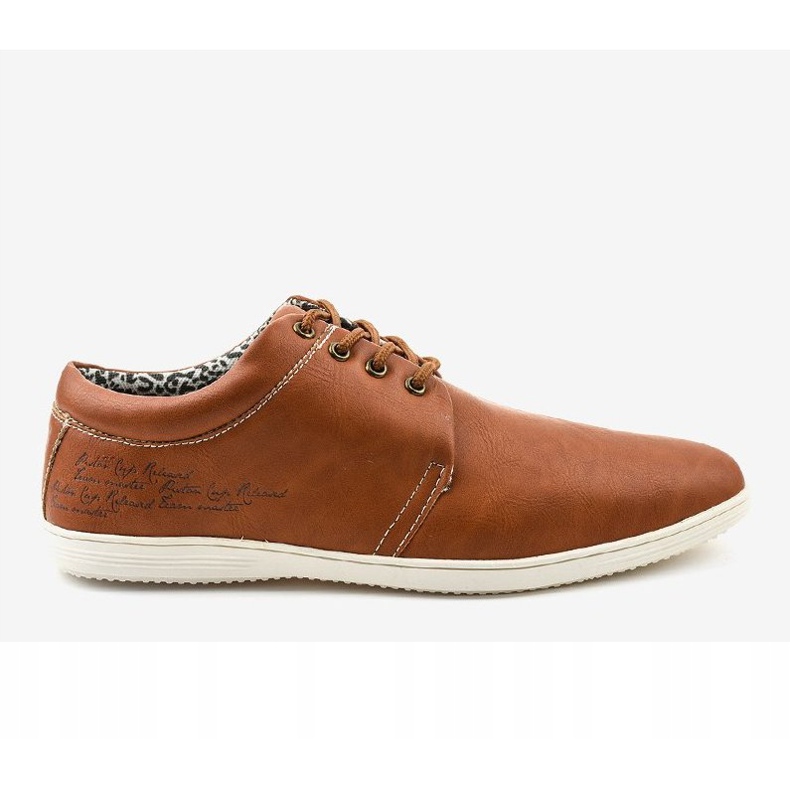 Sapatos casuais masculinos marrons SD5321-6 marrom multicolorido 2