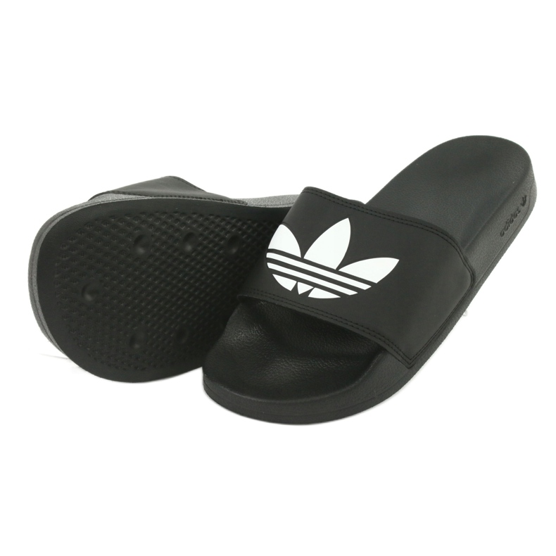 Chinelos Adidas Originals Adilette Lite FU8298 branco preto 3