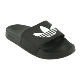 Chinelos Adidas Originals Adilette Lite FU8298 branco preto 1