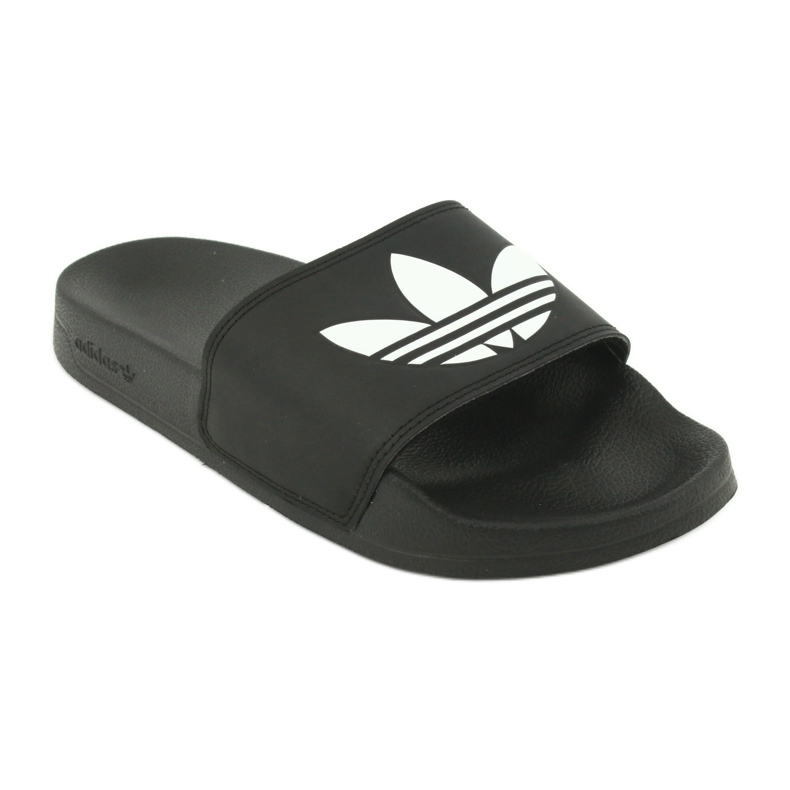 Chinelos Adidas Originals Adilette Lite FU8298 branco preto 1