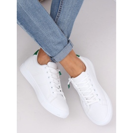 Tênis feminino branco BY-231 WHITE / GREEN 2