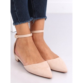 Bailarinas de corte bege MM-795 Bege 2